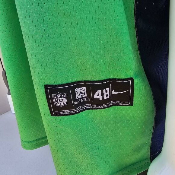 Nike NFL On Field Seattle Seahawks Earl Thomas #29 Jersey Men’s 48 Green Blue - Picture 12 of 14